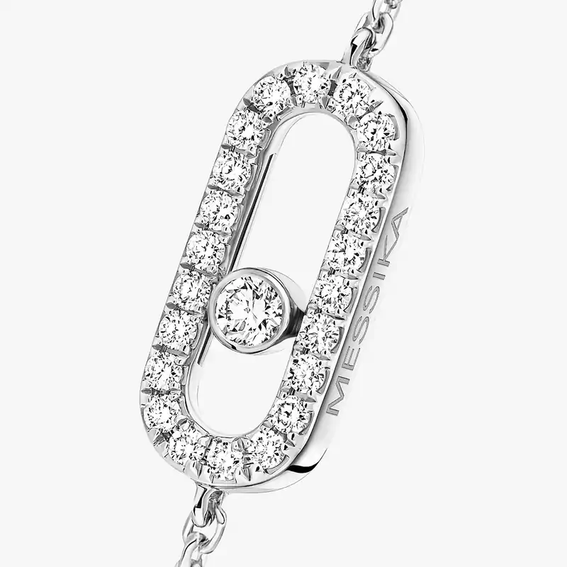 Messika CARE(S) Pavé Children's Bracelet White Gold For Her Diamond Bracelet 12499-WG