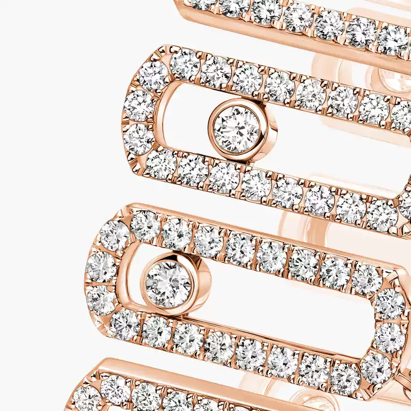 Move Iconica Pavé Pink Gold For Her Diamond Bracelet 12977-PG